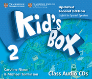 KID'S BOX LEVEL 2 CLASS AUDIO CDS (4) UPDATED ENGLISH FOR SPANISH SPEAKERS 2ND E